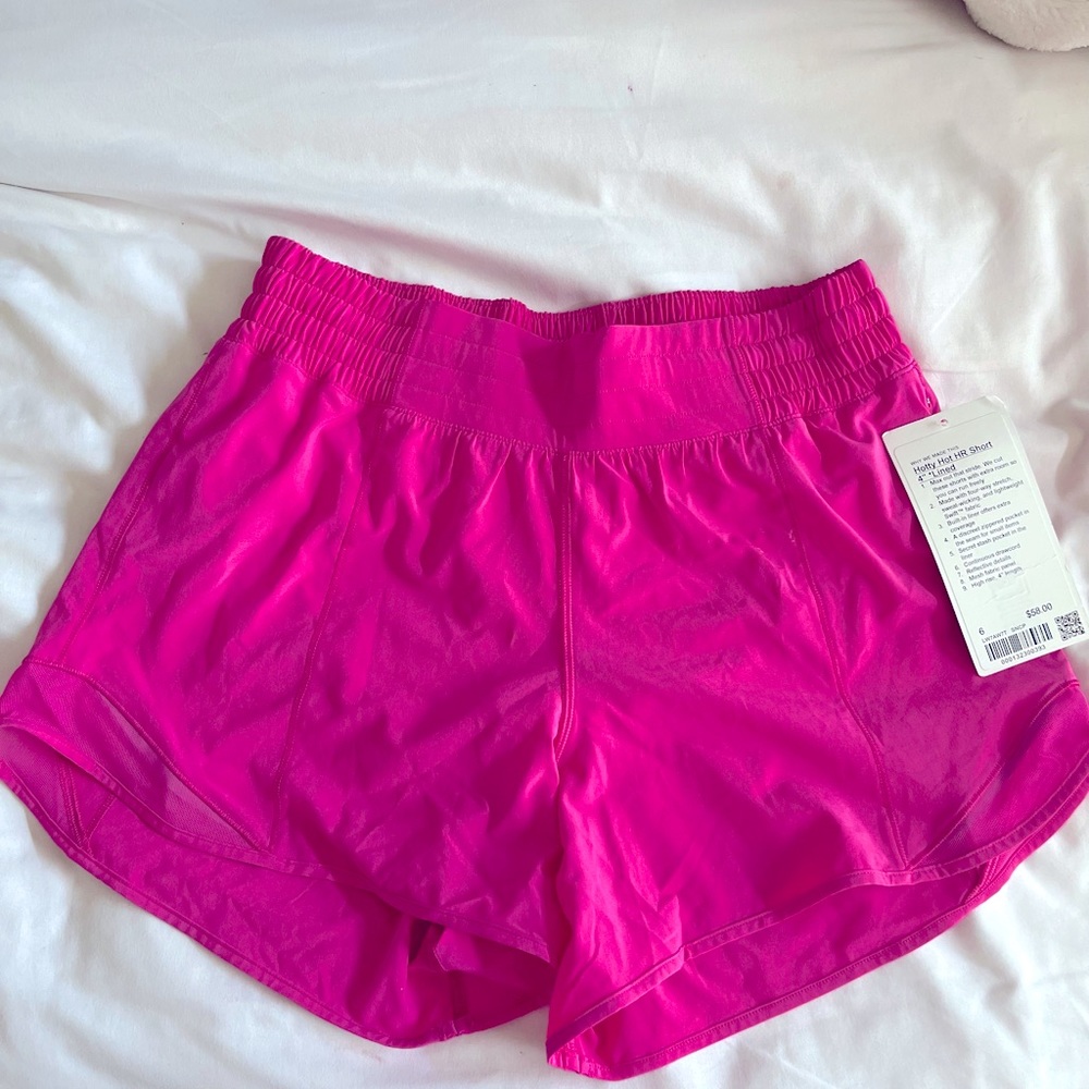 Pink lululemon shorts!